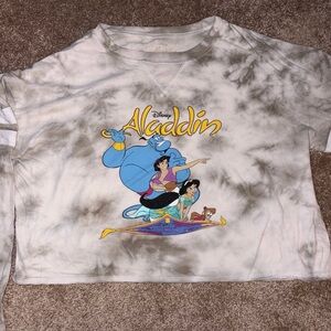 Aladdin oversized crop top
